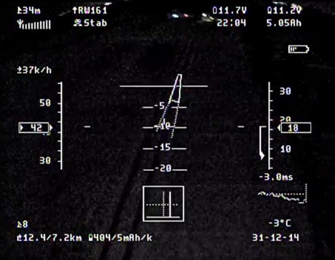 system wsparcia lądowania w OSD